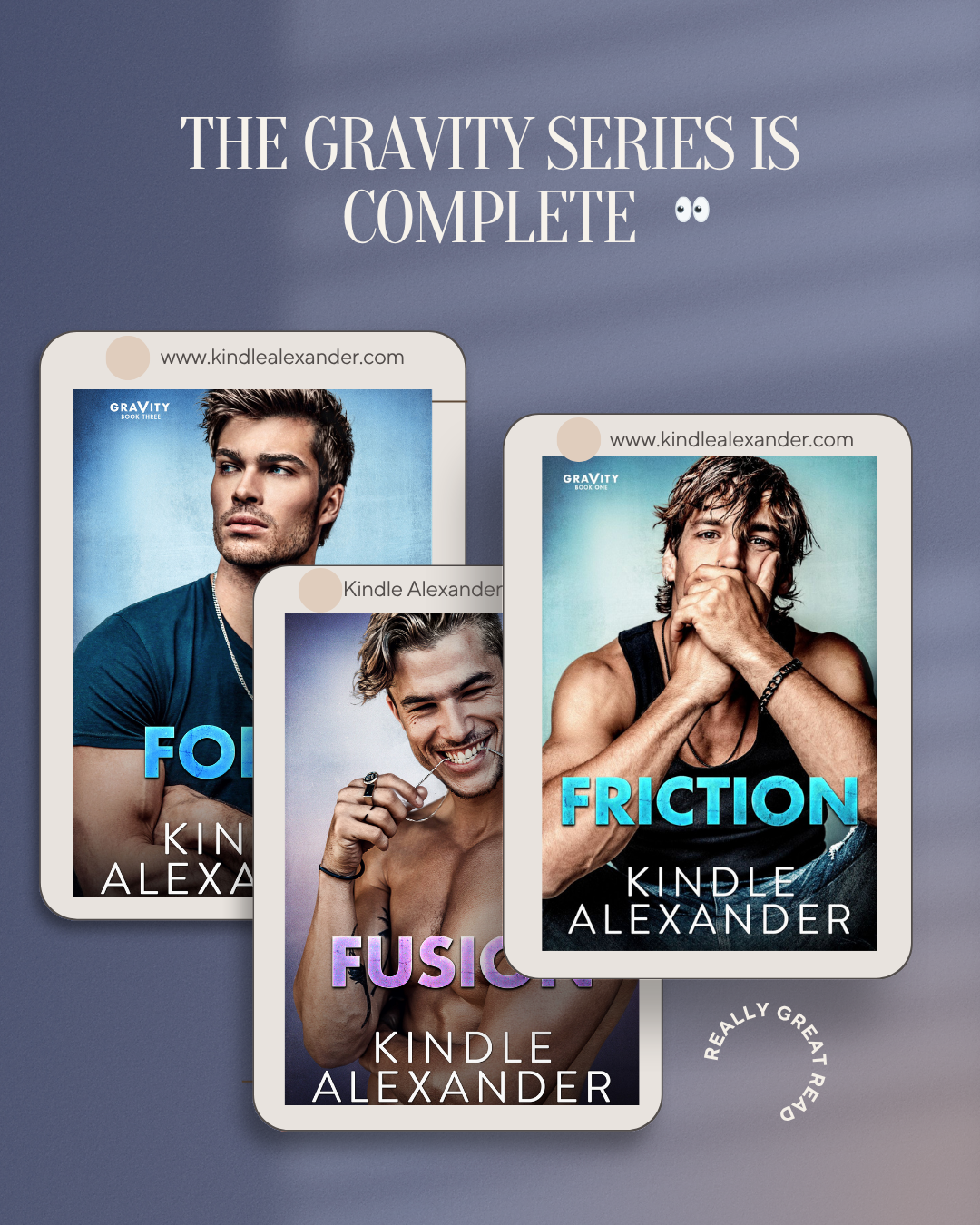 Bundles by Kindle Alexander, Signed (Gravity series)